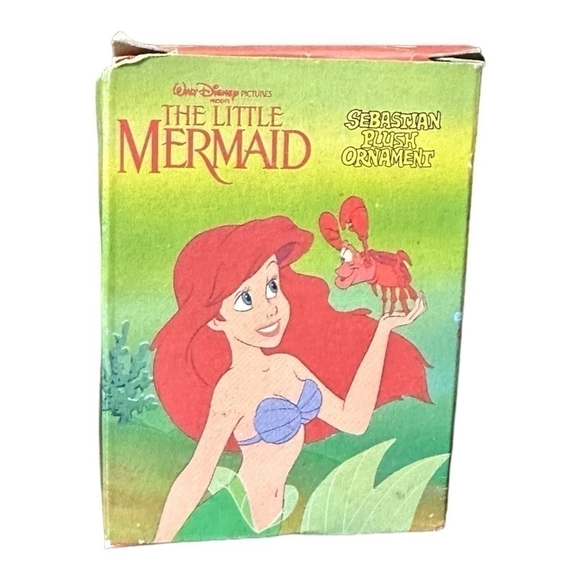 1989 Disney McDonald's The Little Mermaid Sebastian Christmas Ornament NIB - Picture 2 of 5